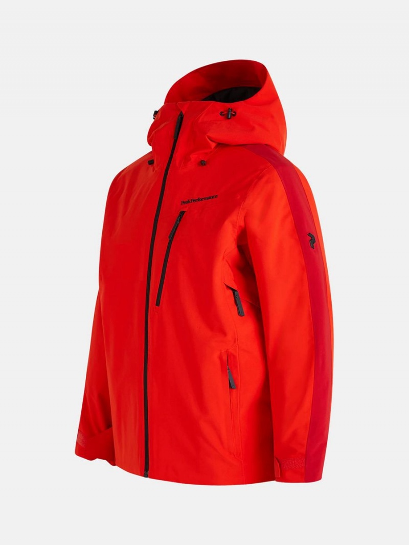 Peak Performance Navtech Insulated 2L Men's Ski Jacket Red / Red | RIY51-971