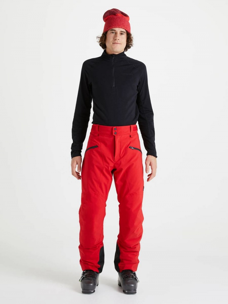 Peak Performance Navtech Insulated 2L Men's Ski Pants Red | VZW62-482