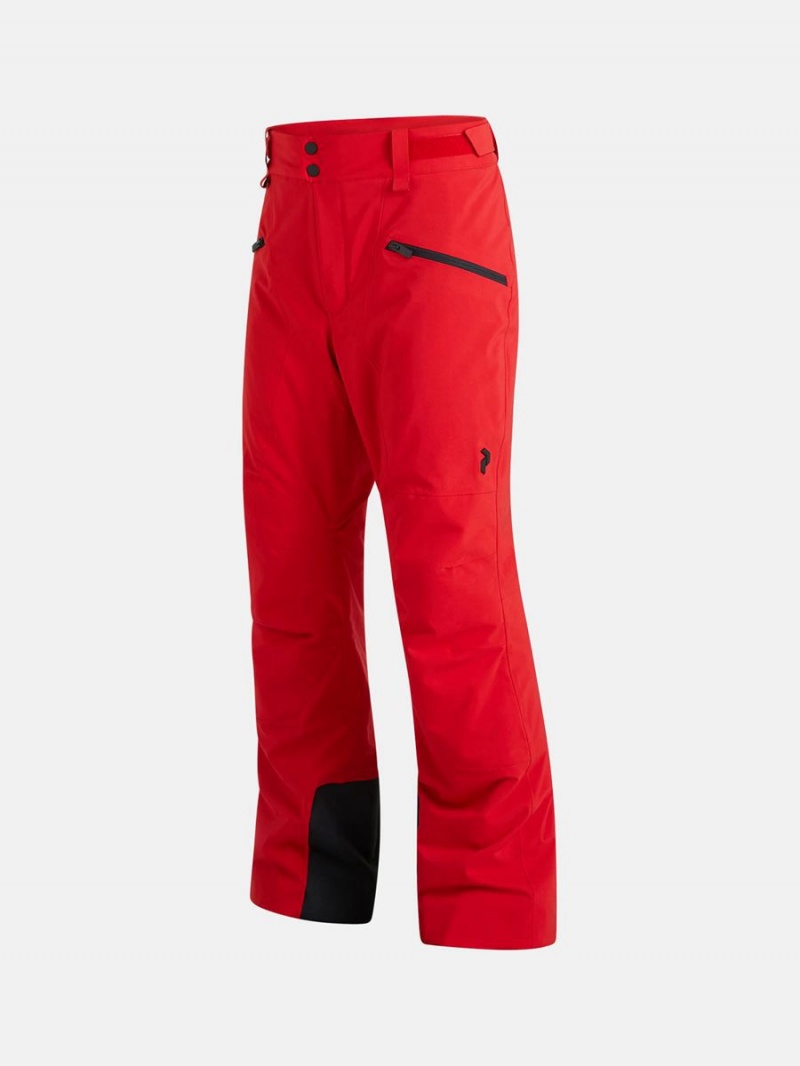 Peak Performance Navtech Insulated 2L Men's Ski Pants Red | VZW62-482