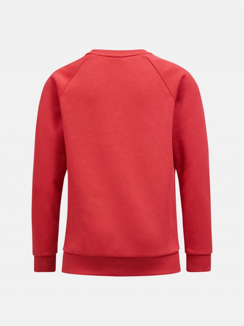 Peak Performance Original Crew Kids' Sweatshirt Red | VMA22-233