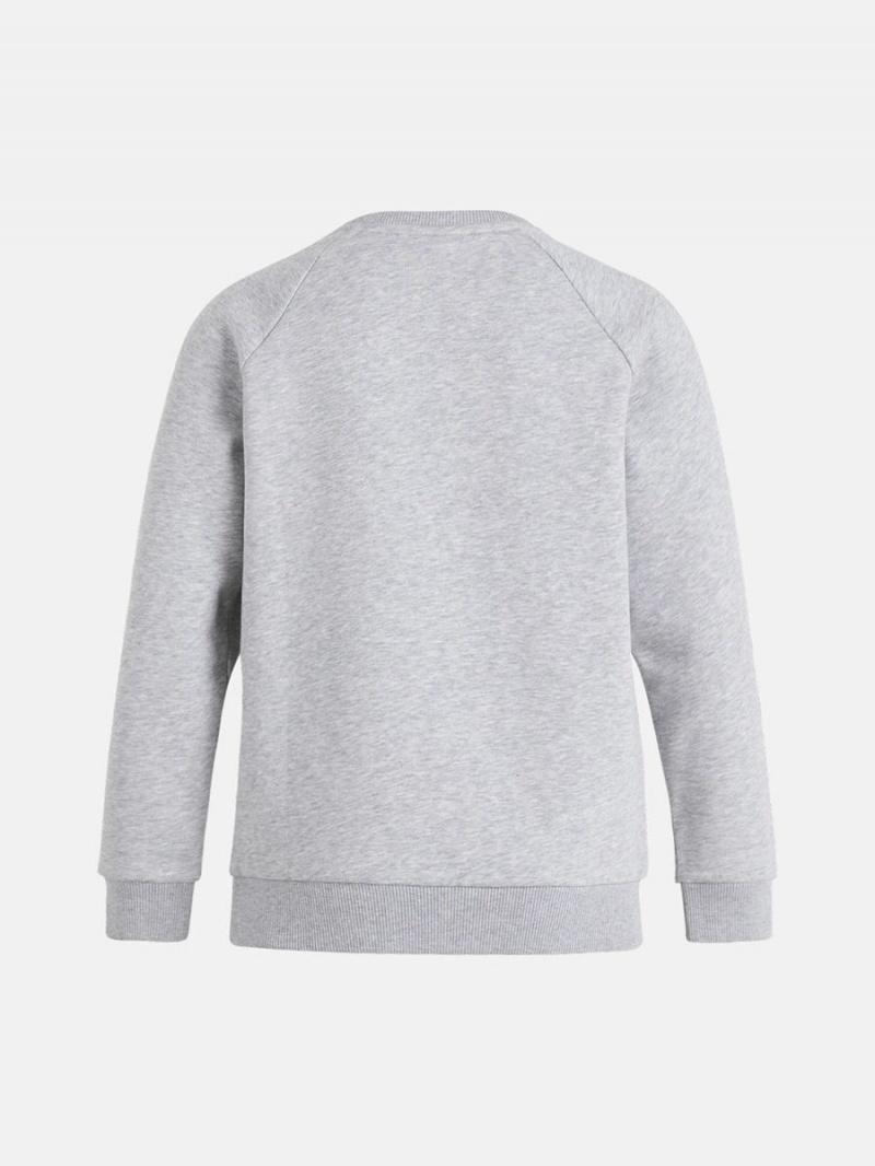 Peak Performance Original Crew Kids' Sweatshirt Grey / Black | EFY28-449