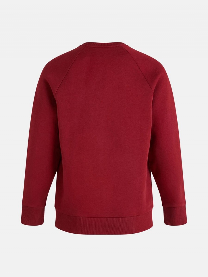 Peak Performance Original Crew Men's Sweatshirt Red | ESL15-664