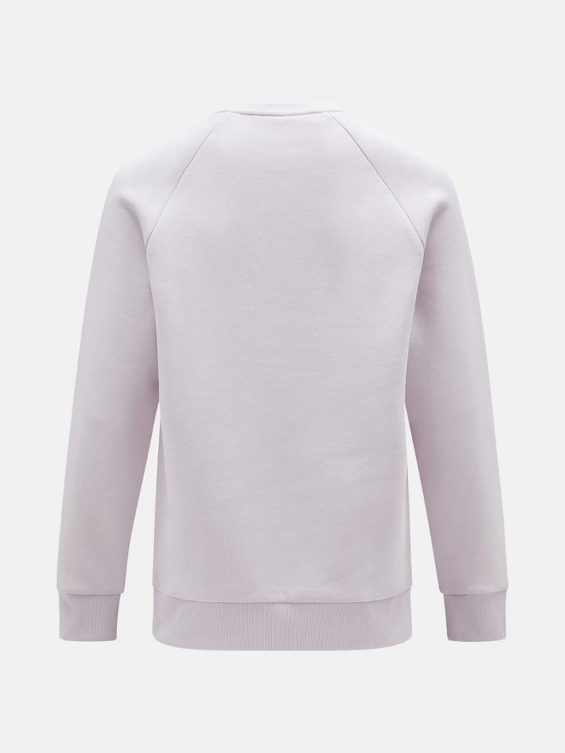 Peak Performance Original Crew Men's Sweatshirt Purple | ZJN60-906