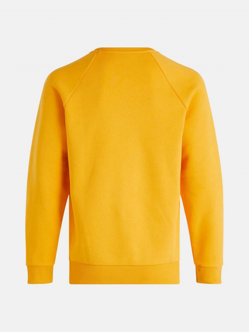 Peak Performance Original Crew Men's Sweatshirt Yellow | WCM90-531