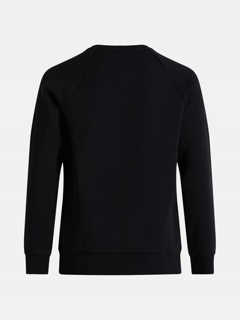 Peak Performance Original Crew Men's Sweatshirt Black / White | WPX72-782