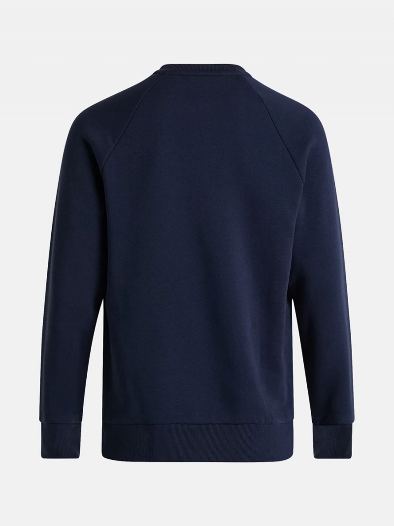 Peak Performance Original Crew Men's Sweatshirt Navy / White | DOP36-154