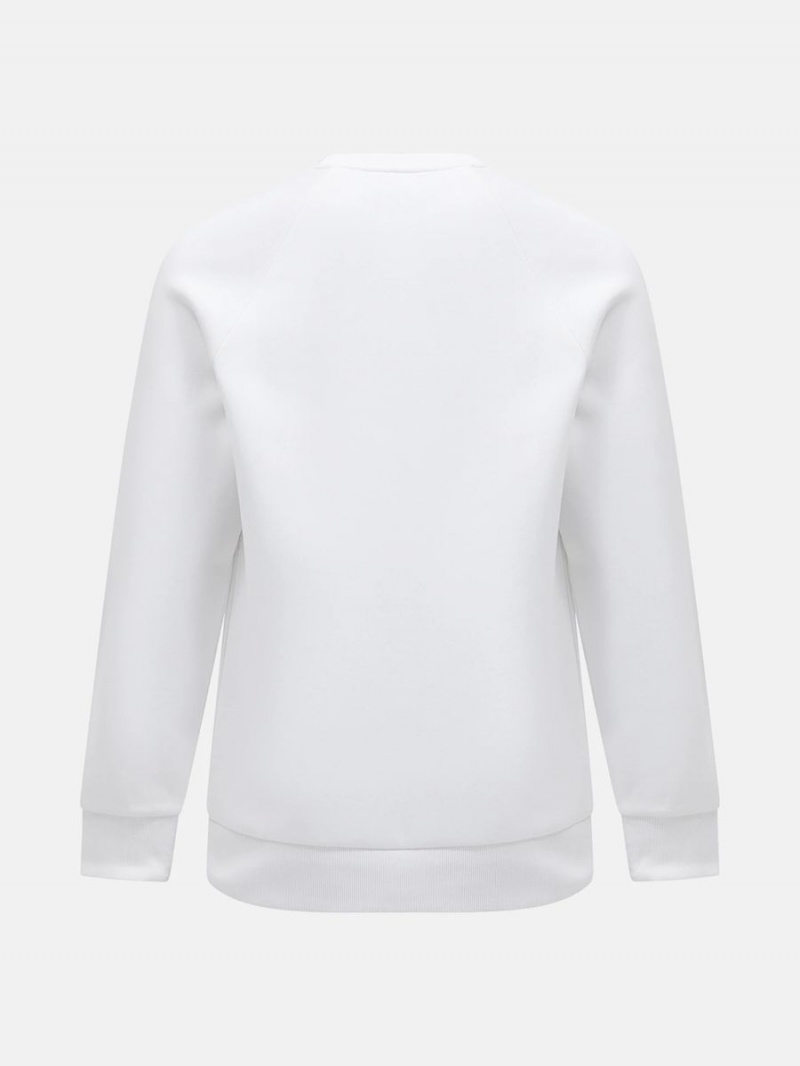 Peak Performance Original Crew Men's Sweatshirt White / Black | JEK43-601