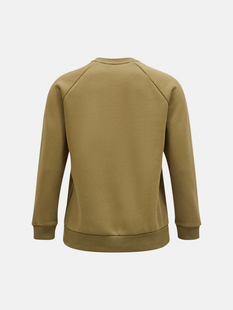 Peak Performance Original Crew Women's Sweatshirt Olive | RCV38-694