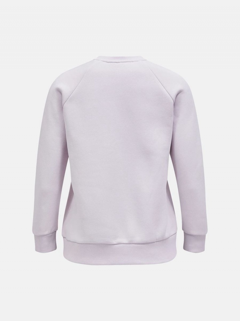 Peak Performance Original Crew Women's Sweatshirt Purple | KXR13-627