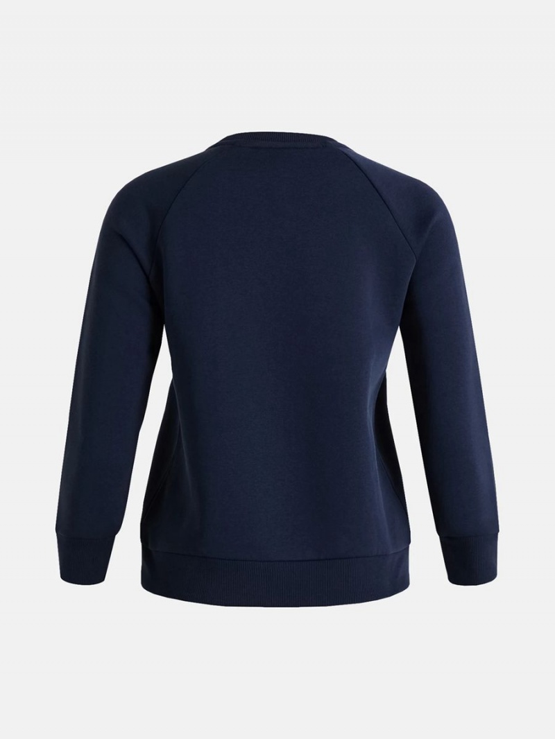 Peak Performance Original Crew Women's Sweatshirt Navy / White | ZRF17-669