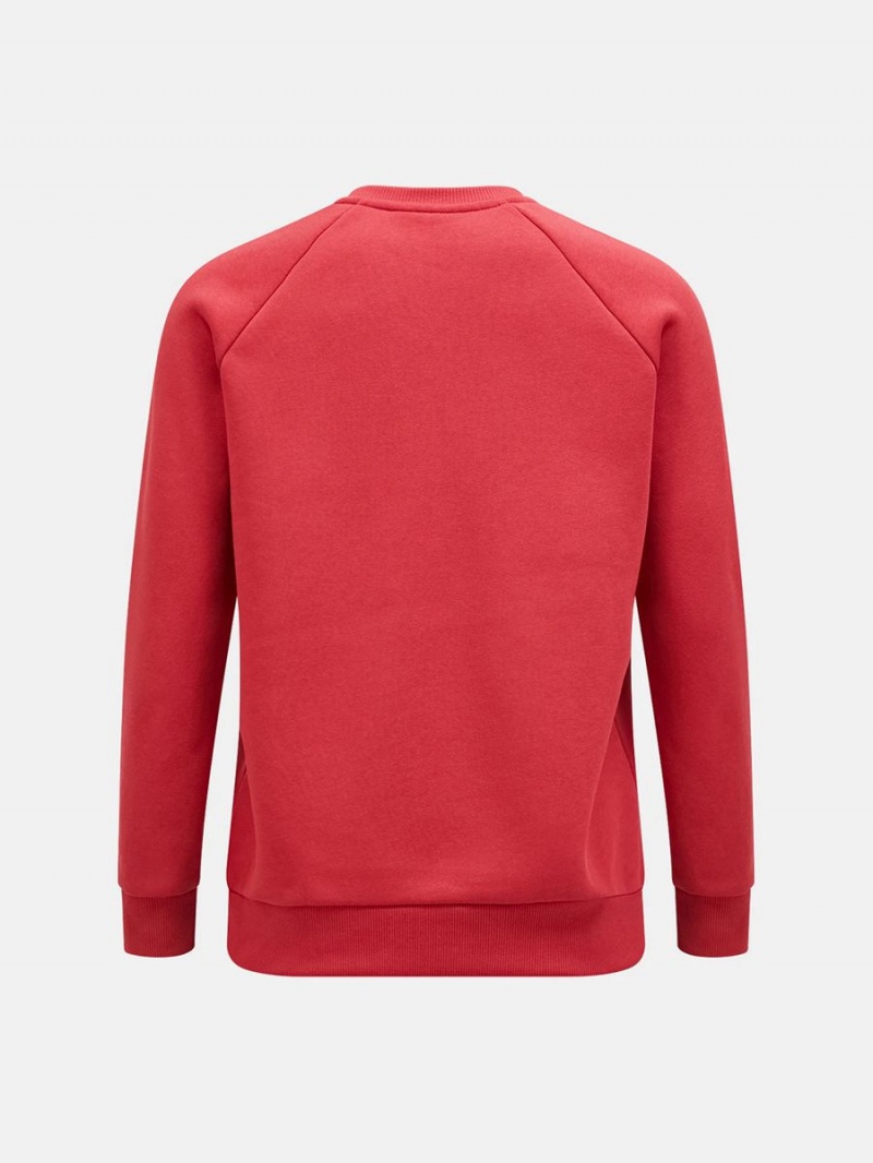 Peak Performance Original Crew Women's Sweatshirt Red | PNH12-795