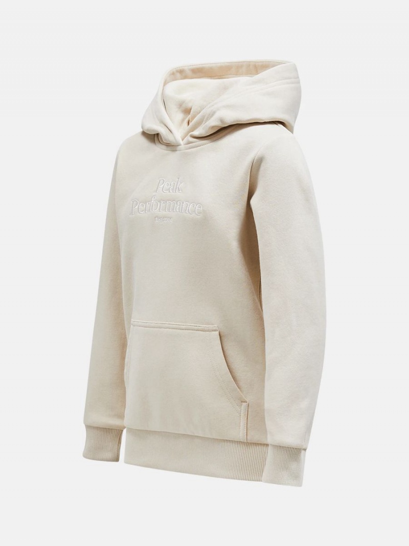 Peak Performance Original Kids' Hoodie Beige | VAC20-770