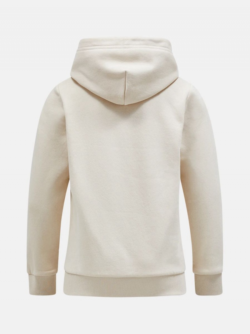 Peak Performance Original Kids' Hoodie Beige | VAC20-770