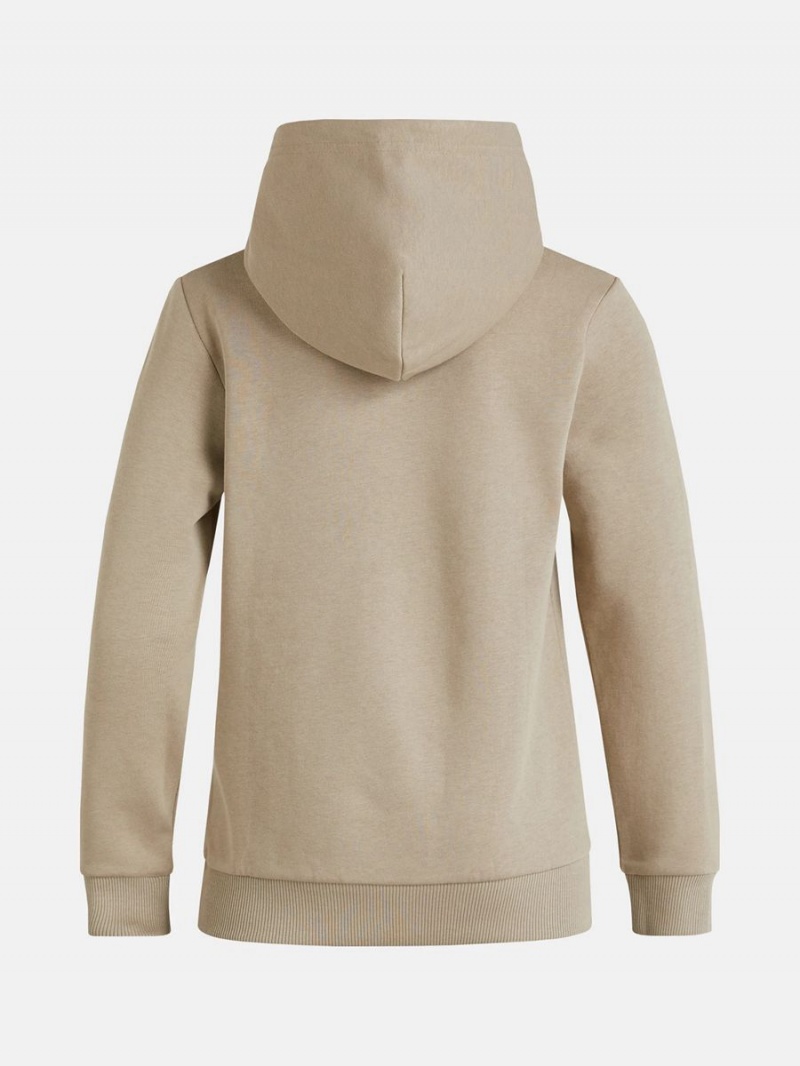 Peak Performance Original Kids' Hoodie Beige | KAS47-735