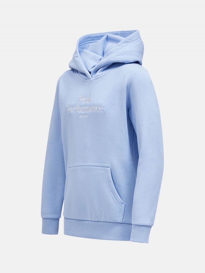 Peak Performance Original Kids' Hoodie Blue | UCT68-919