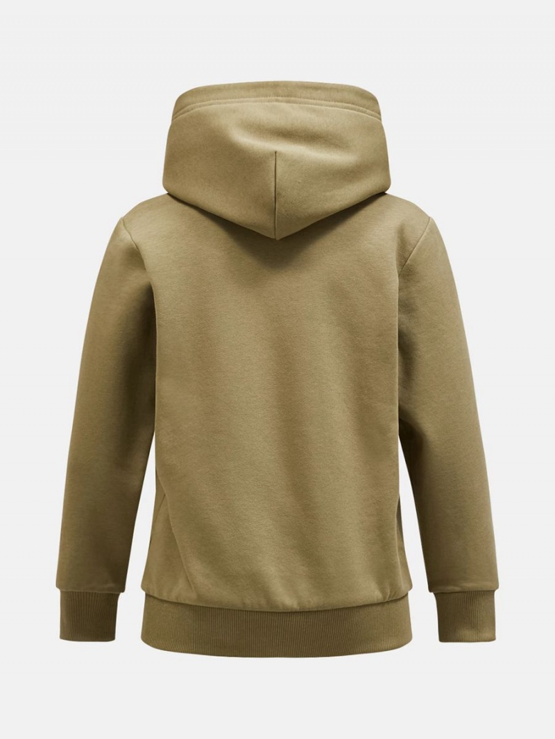 Peak Performance Original Kids' Hoodie Olive | XJJ48-672