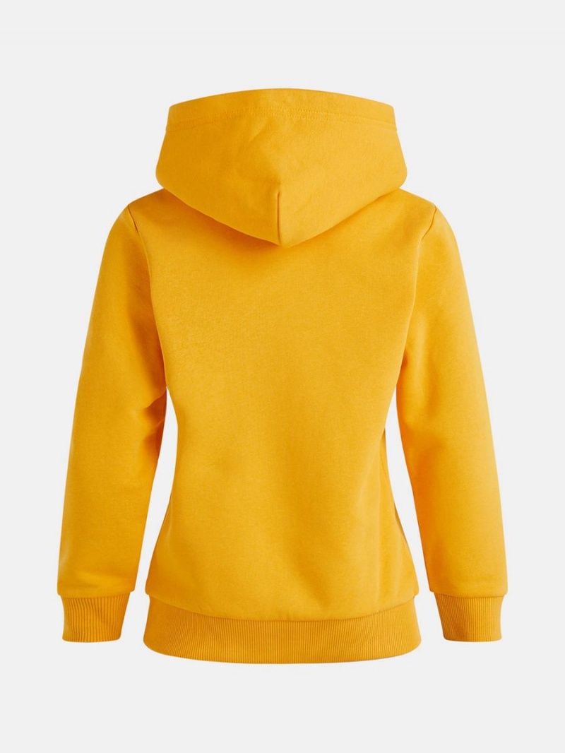 Peak Performance Original Kids' Hoodie Yellow | FUB01-204