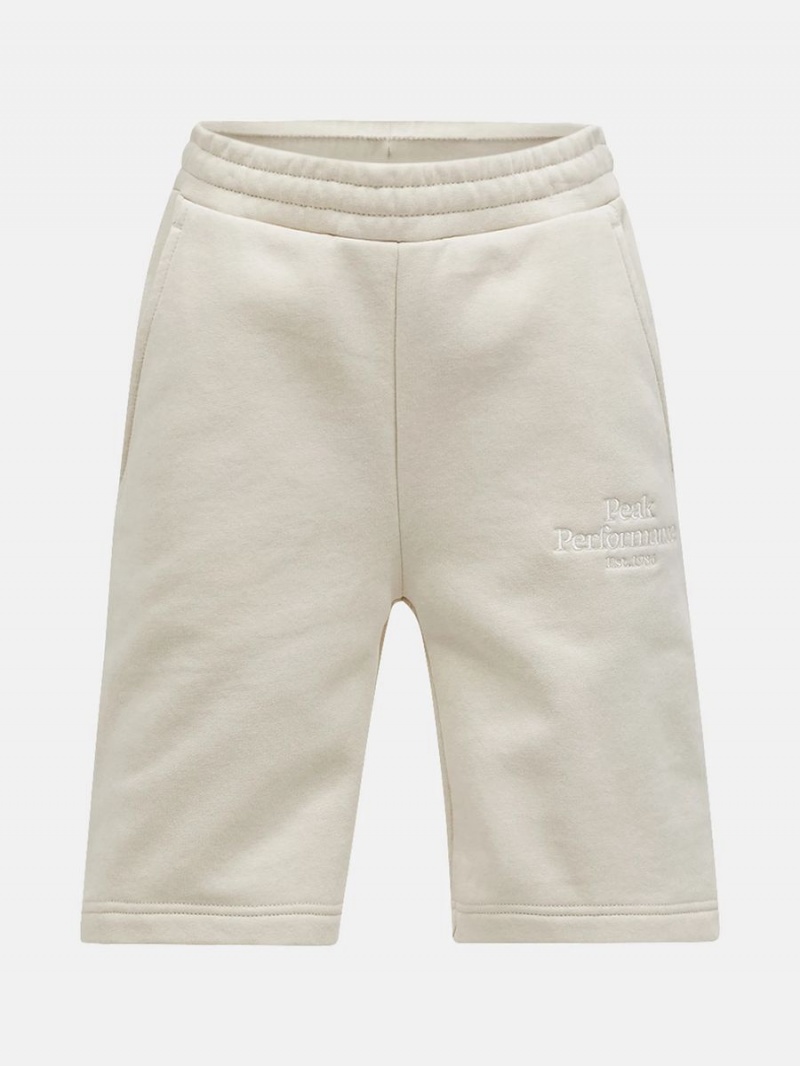 Peak Performance Original Kids\' Shorts Beige | FDV35-211