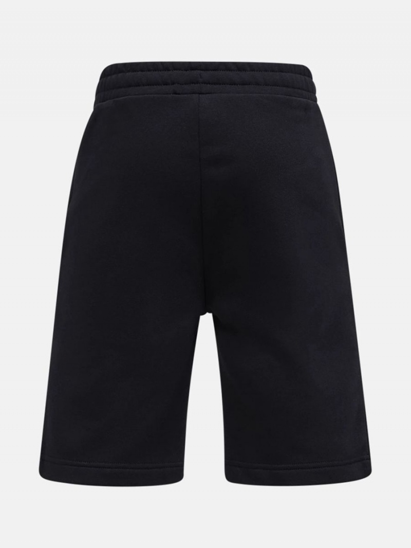 Peak Performance Original Kids' Shorts Black / White | OHI81-197