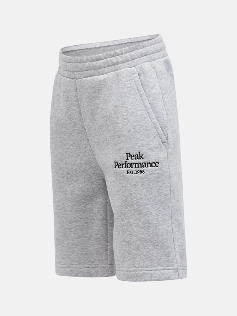 Peak Performance Original Kids' Shorts Grey / Black | ETN63-006