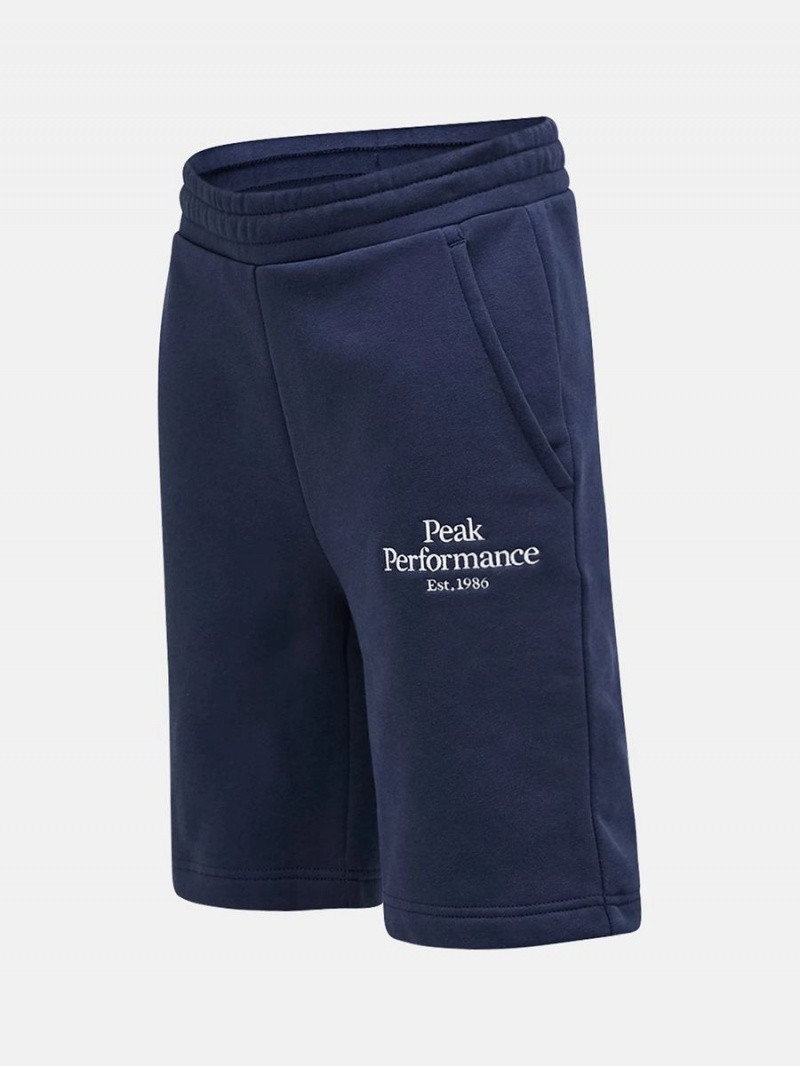 Peak Performance Original Kids' Shorts Navy / White | ZYK21-996