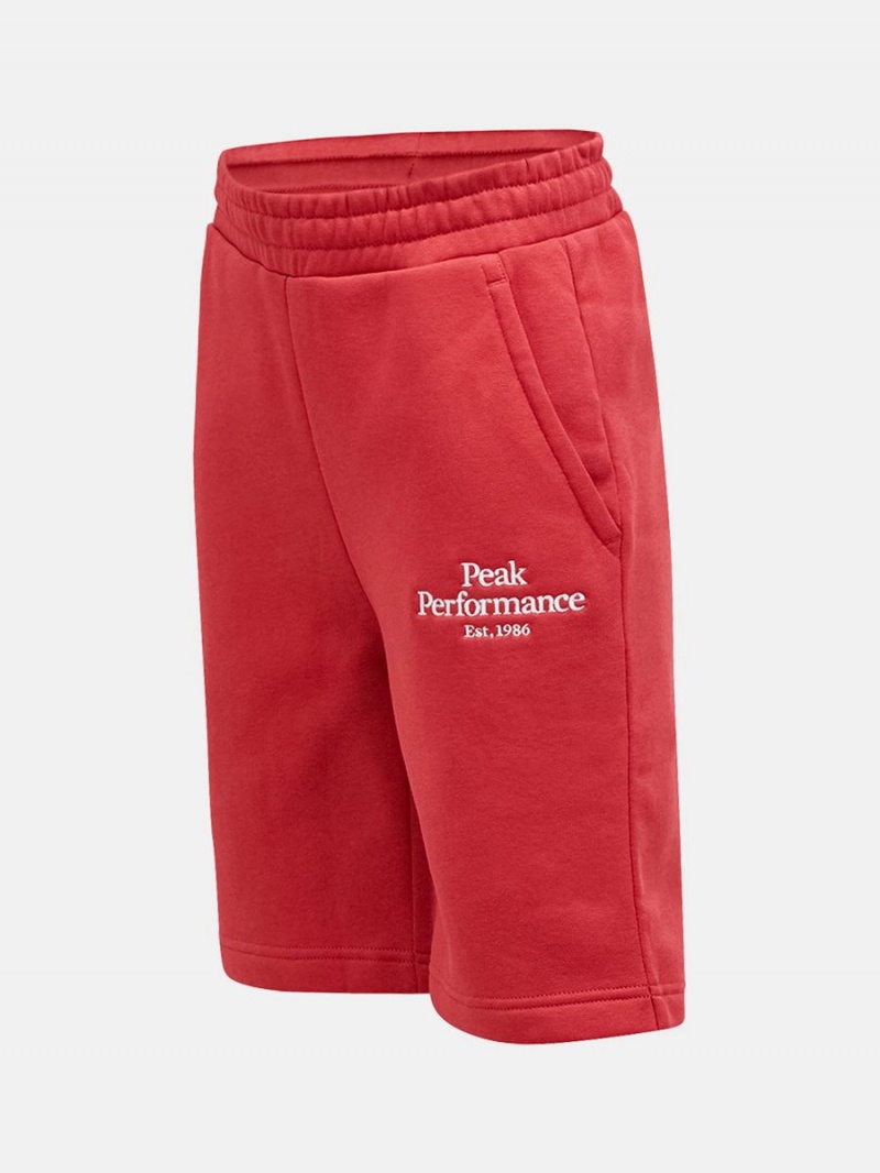 Peak Performance Original Kids' Shorts Red | VWH48-862