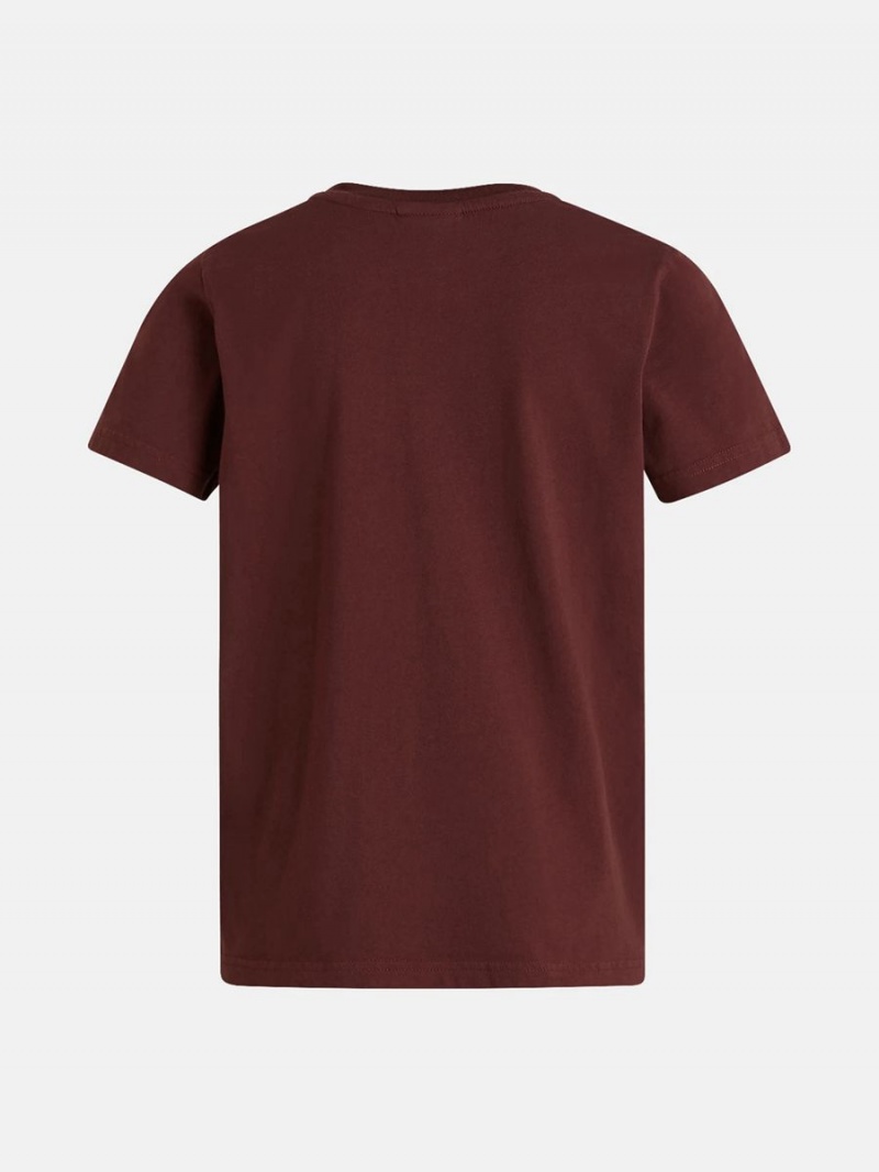 Peak Performance Original Kids' T-Shirt Burgundy | CLM36-580