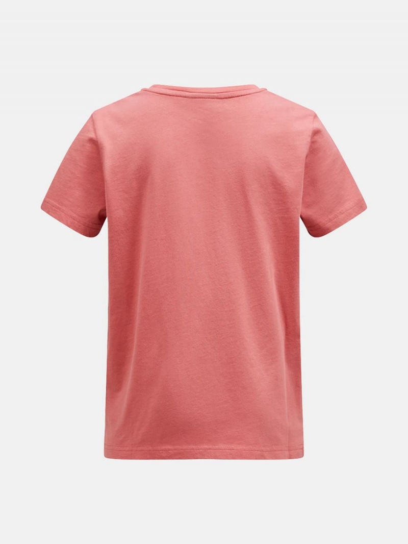 Peak Performance Original Kids' T-Shirt Pink | JOJ22-116