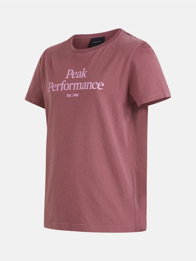 Peak Performance Original Kids' T-Shirt Pink | ACU17-636