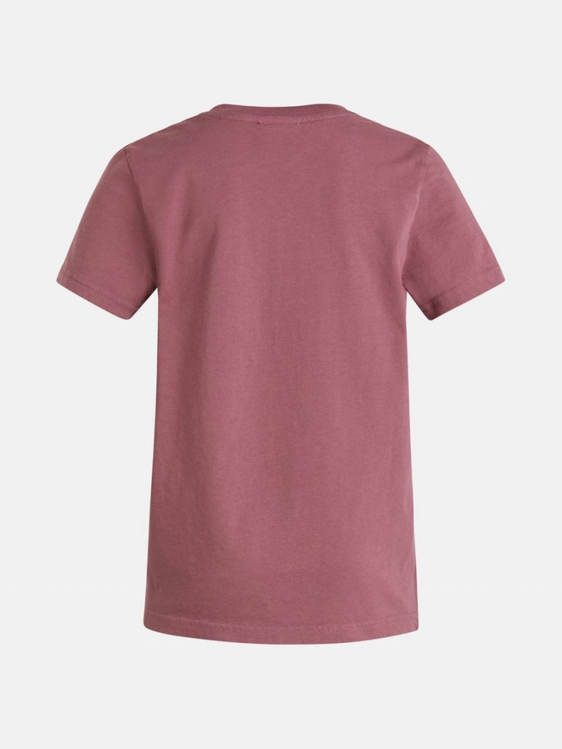 Peak Performance Original Kids' T-Shirt Pink | ACU17-636