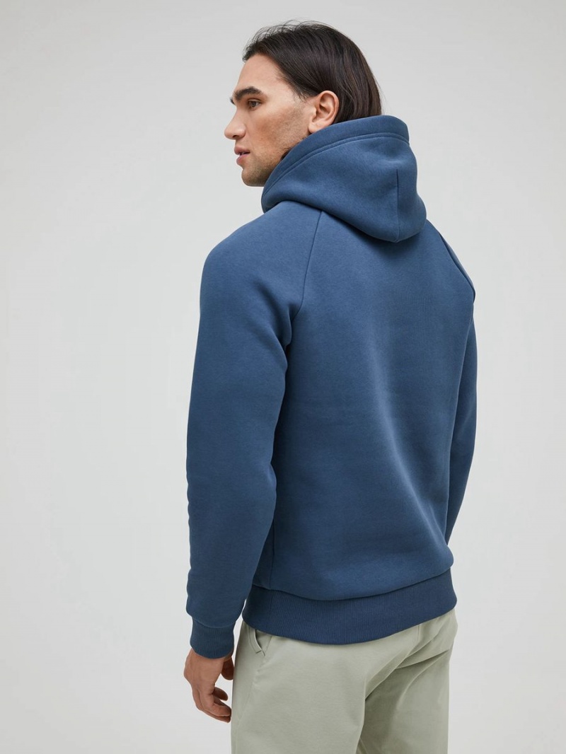 Peak Performance Original Men's Hoodie Blue | EZJ10-618