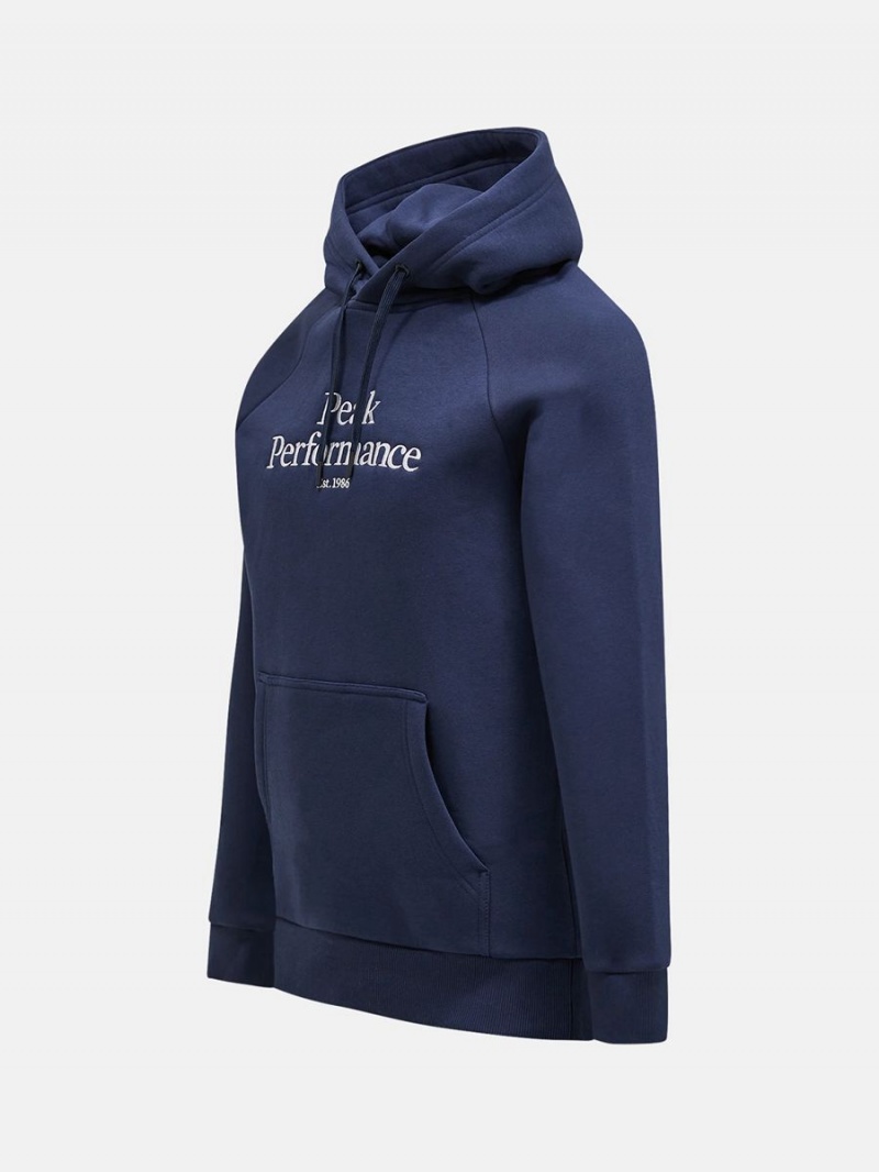 Peak Performance Original Men's Hoodie Navy / White | KVP02-104