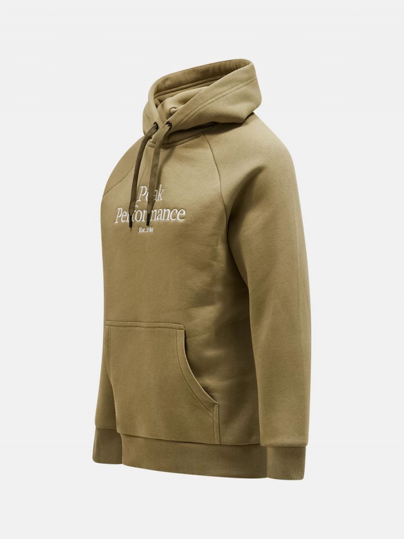 Peak Performance Original Men's Hoodie Olive | VLX20-946