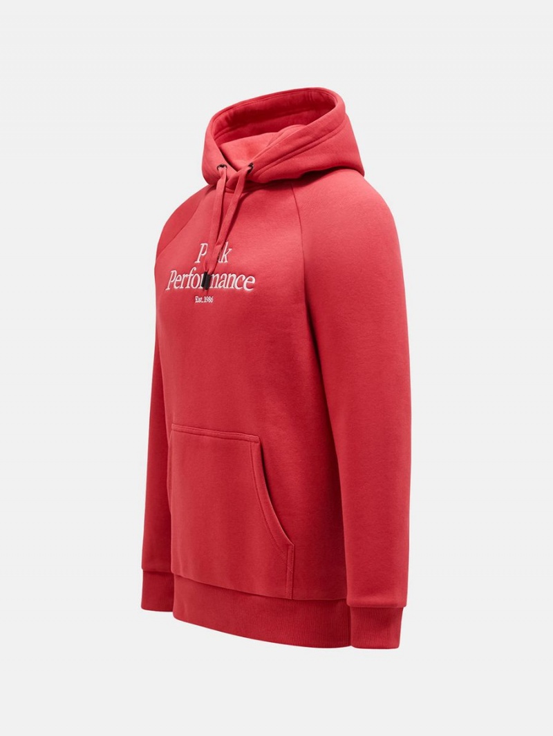 Peak Performance Original Men's Hoodie Red | EMH69-099