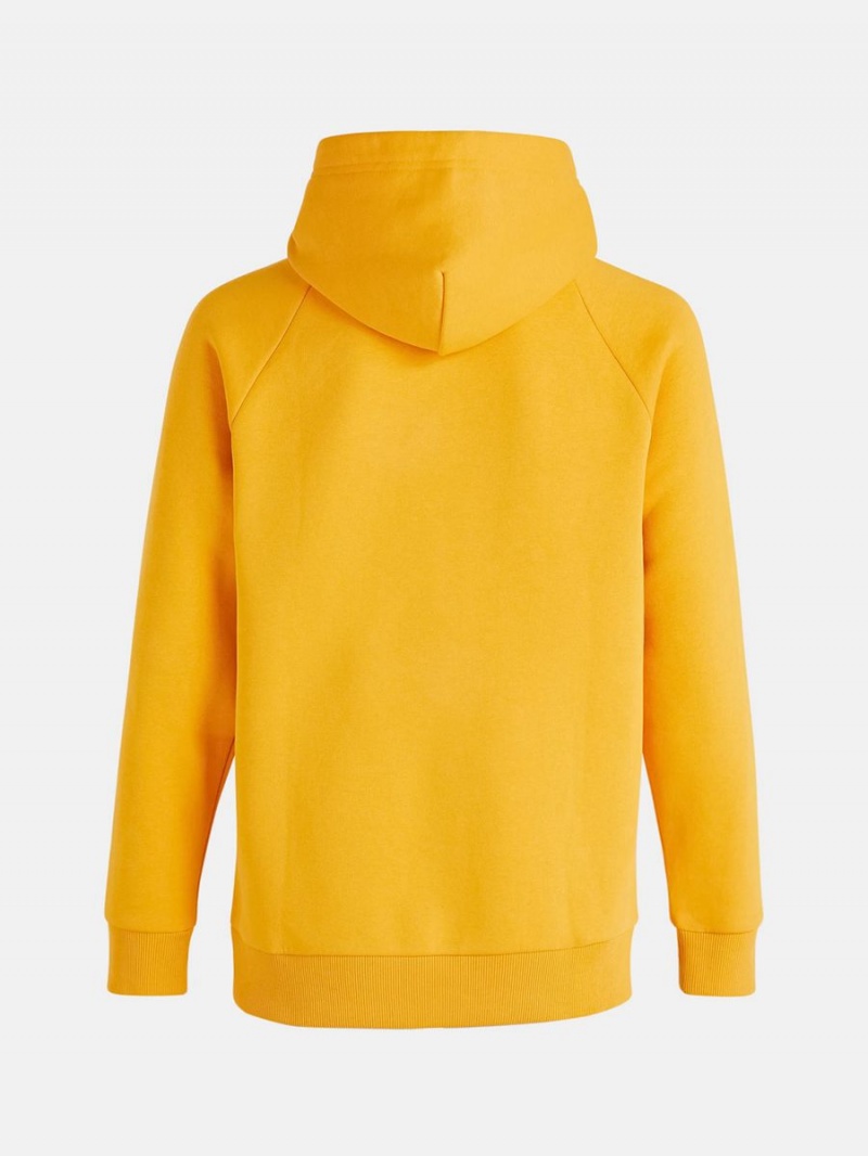 Peak Performance Original Men's Hoodie Yellow | FTZ18-270