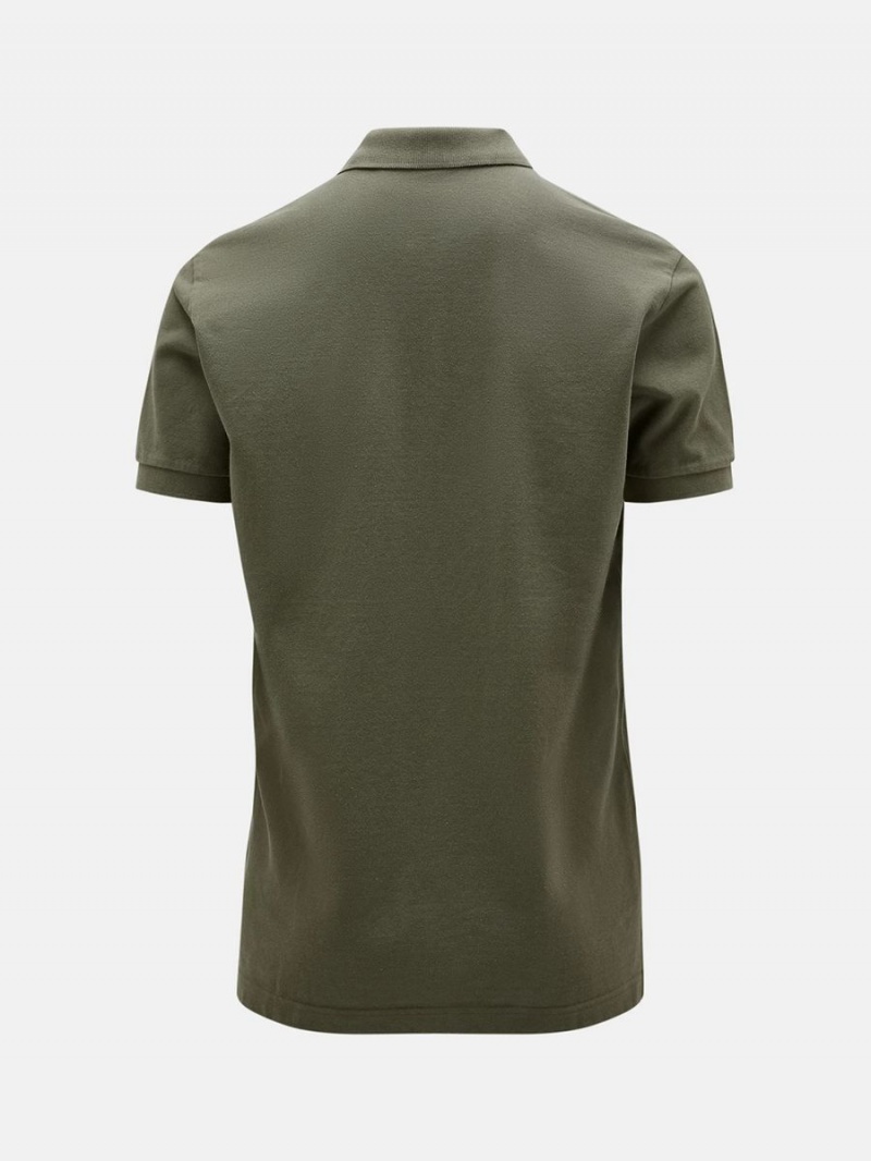 Peak Performance Original Men's Polo Shirt Green | RTJ15-818