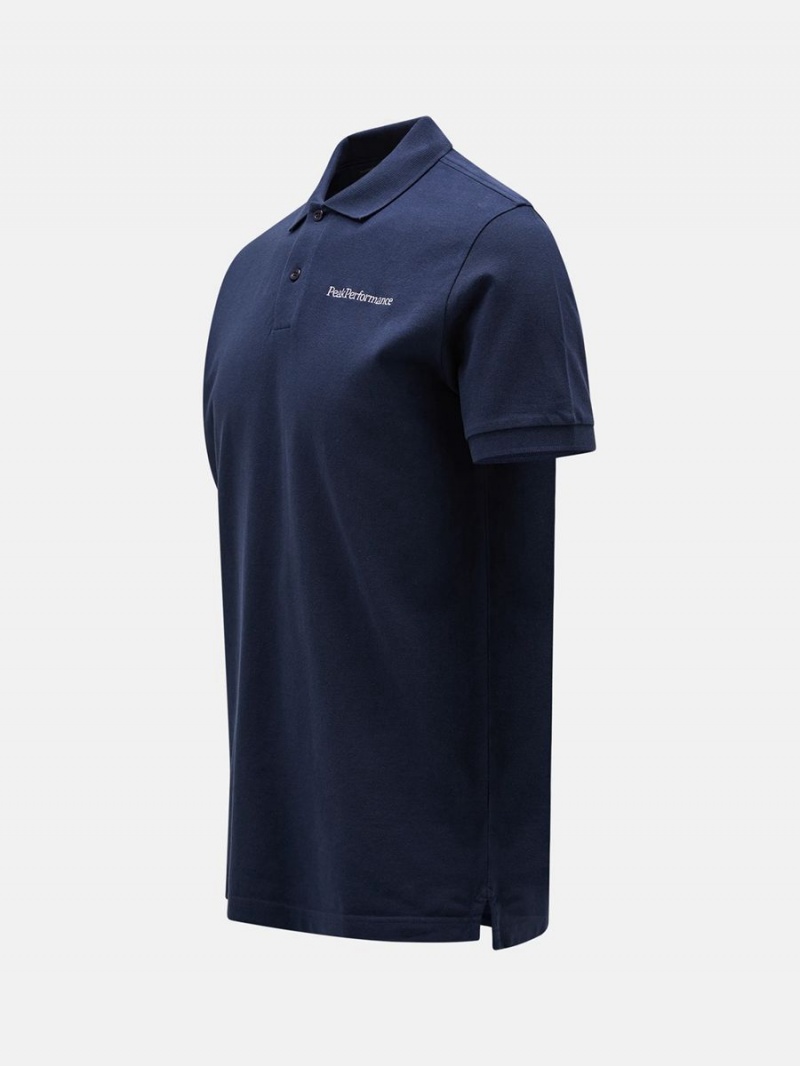 Peak Performance Original Men's Polo Shirt Navy | QHS27-040