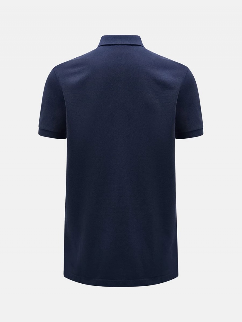 Peak Performance Original Men's Polo Shirt Navy | QHS27-040