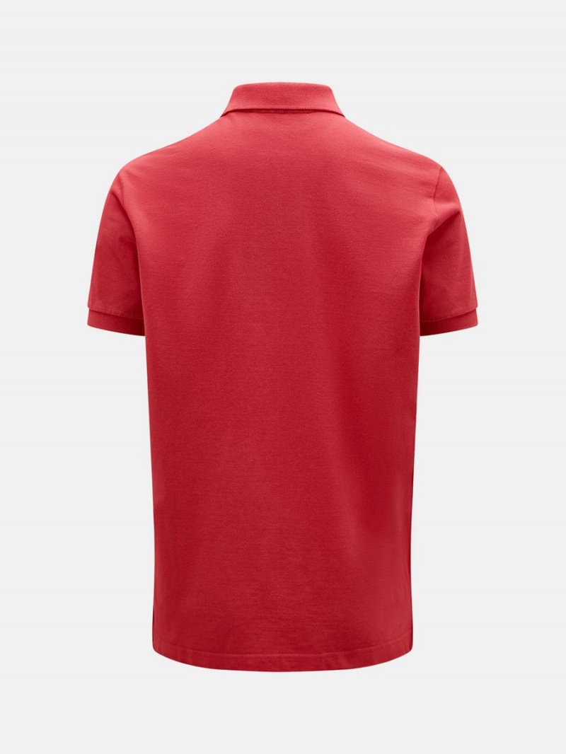 Peak Performance Original Men's Polo Shirt Red | ELK42-434