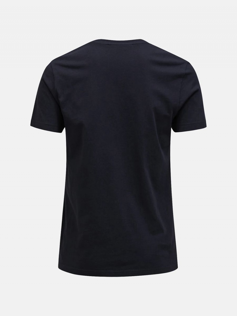 Peak Performance Original Men's T-Shirt Black / White | ZVU12-966