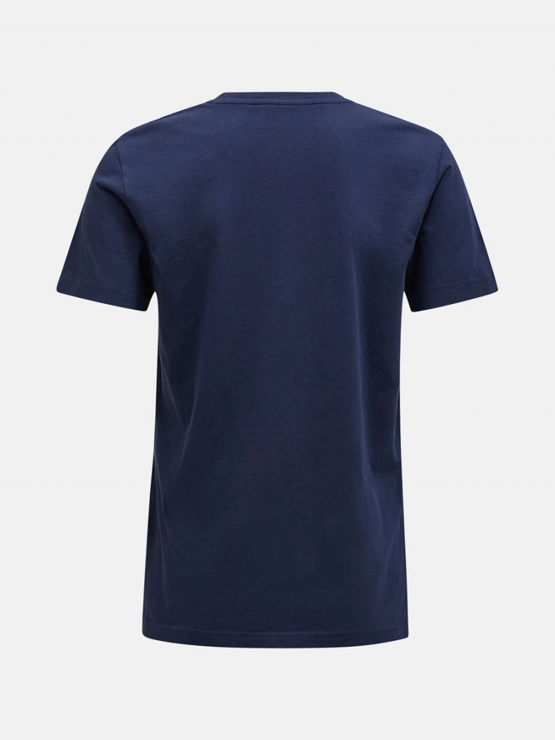 Peak Performance Original Men's T-Shirt Navy / White | MIG16-459