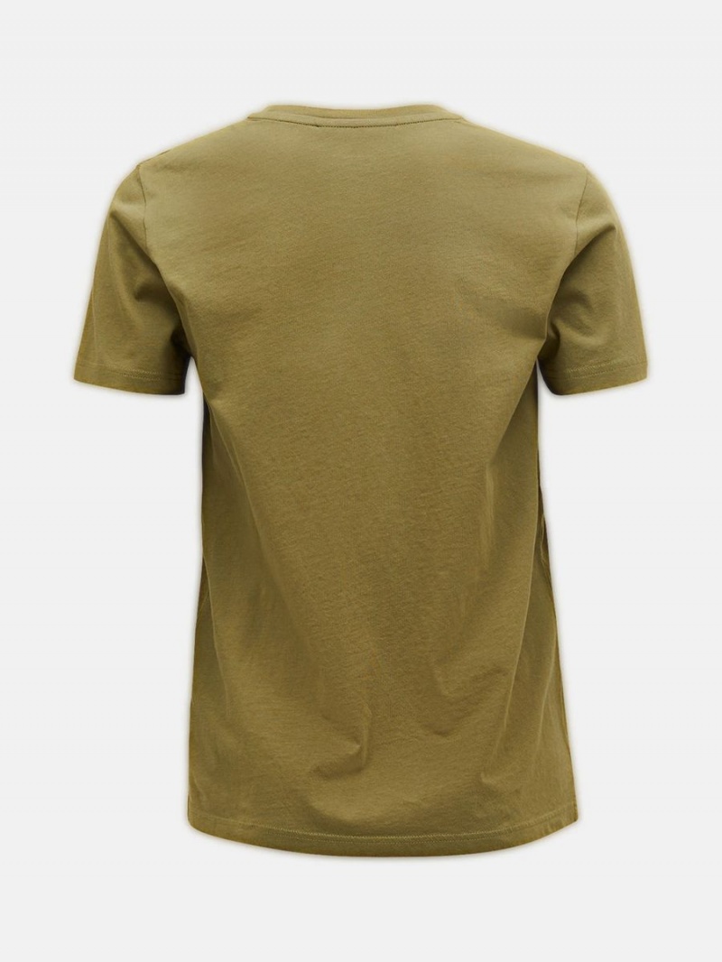 Peak Performance Original Men's T-Shirt Olive | KNH30-281