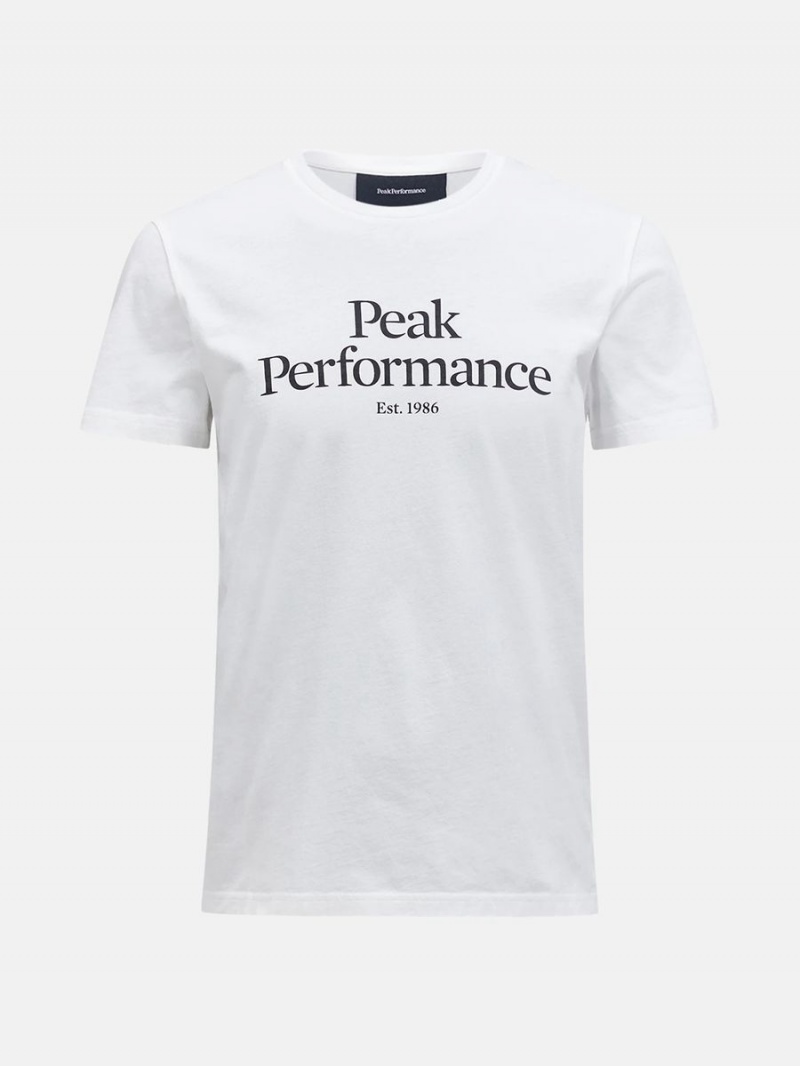 Peak Performance Original Men\'s T-Shirt White / Black | IIJ29-507