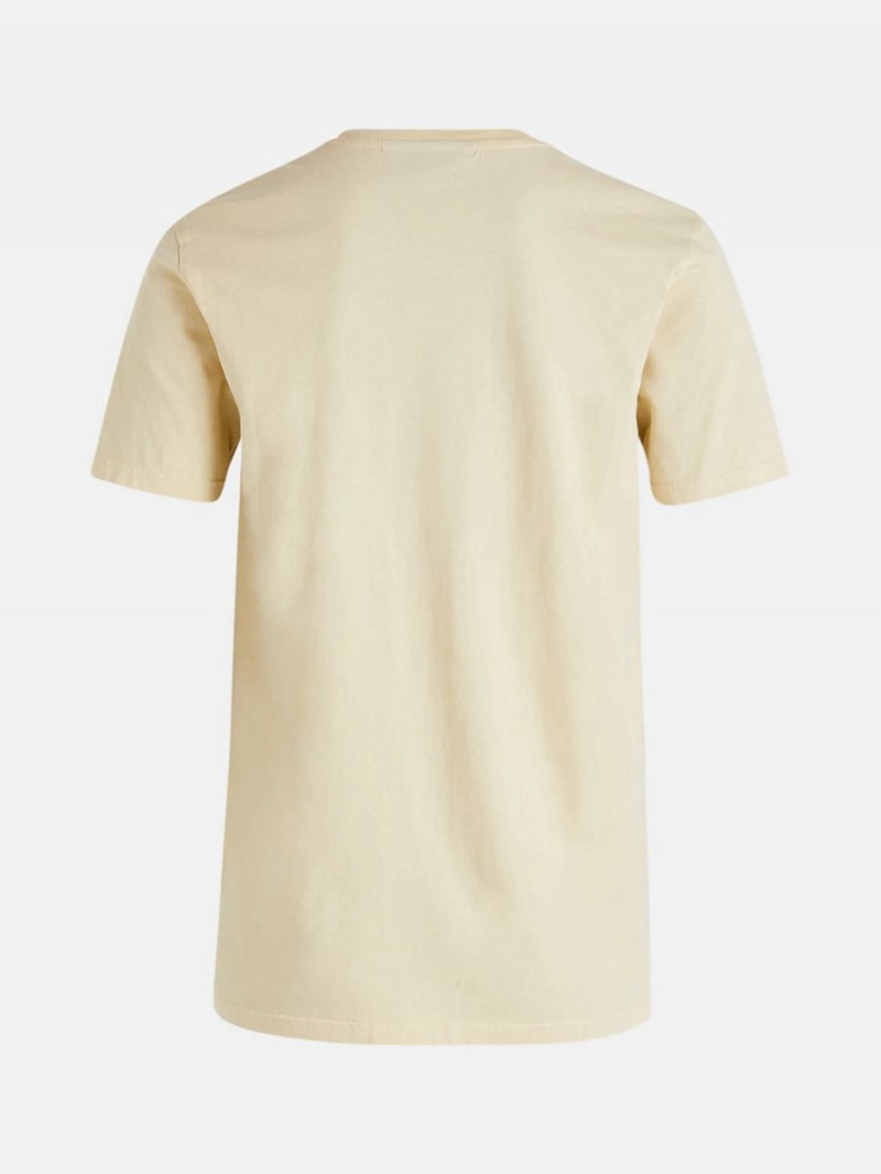 Peak Performance Original Men's T-Shirt Yellow | QFC20-922