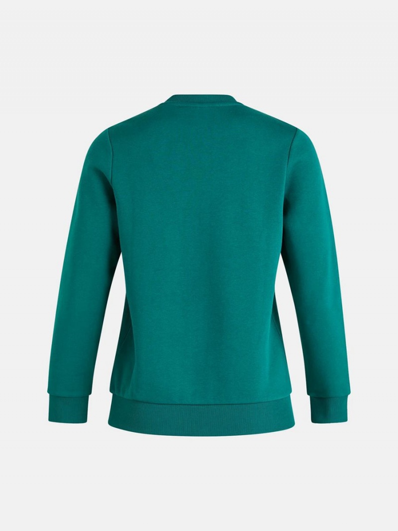 Peak Performance Original Small Logo Crew Women's Sweatshirt Green | RUC15-663