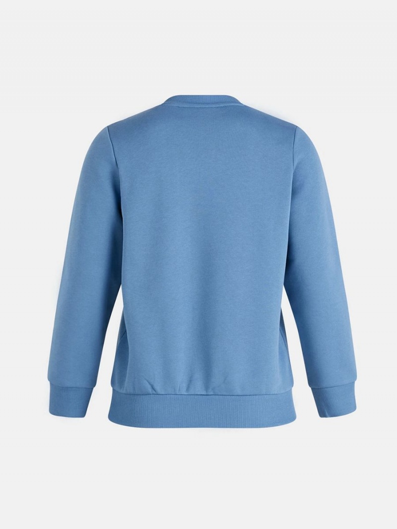 Peak Performance Original Small Logo Crew Women's Sweatshirt Blue | MCJ86-112