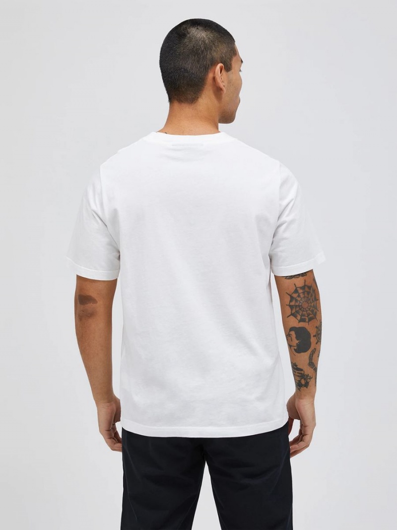 Peak Performance Original Small Logo Men's T-Shirt White | SLS22-428