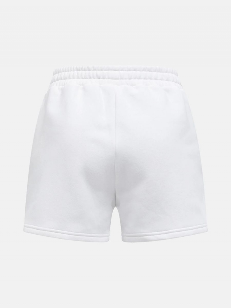 Peak Performance Original Small Logo Women's Shorts White | RQU11-721