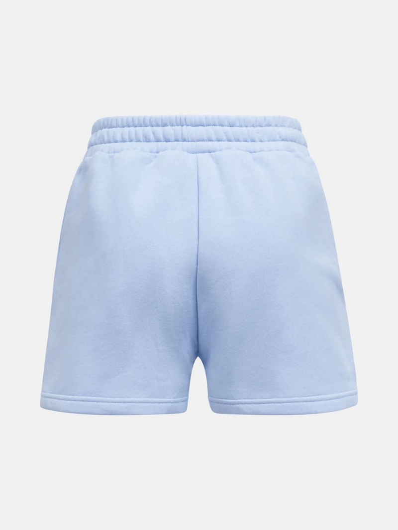 Peak Performance Original Small Logo Women's Shorts Blue | FDC54-895