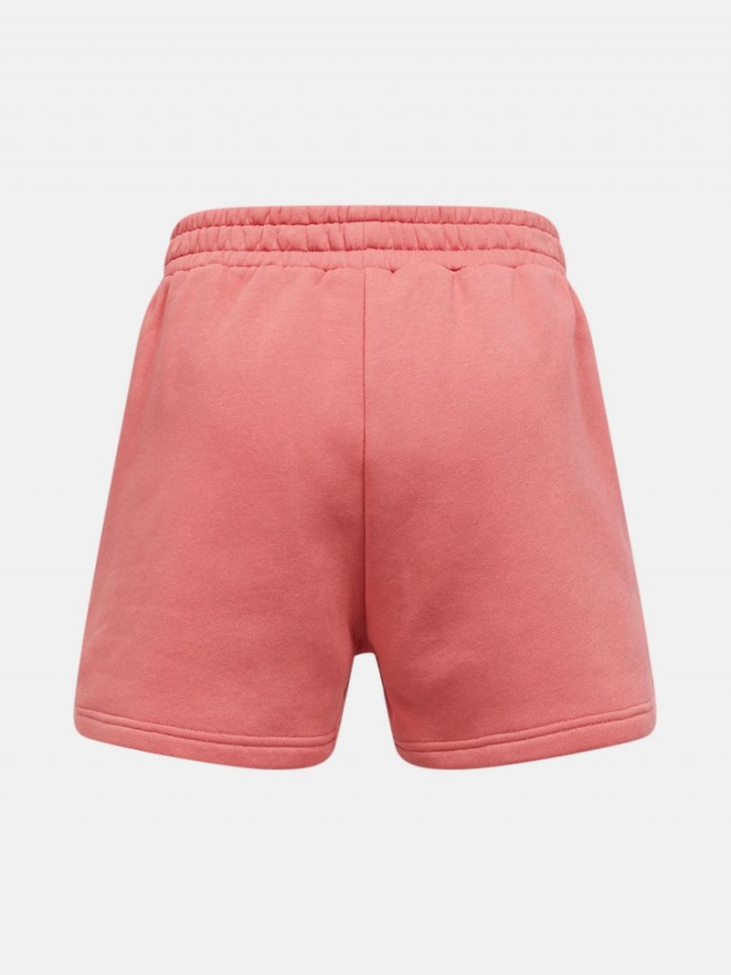 Peak Performance Original Small Logo Women's Shorts Pink | LBU99-669